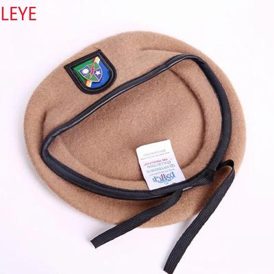 Autumn and Winter Hats, High-end Wool Army Berets, Pure Wool Berets, Sheepskin Hemming Berets
