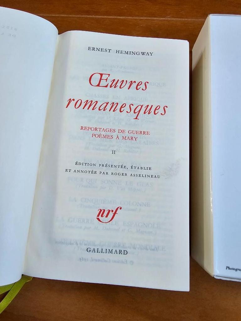 [USED] French and Western Books: Hemingway's Works II, Playard Series