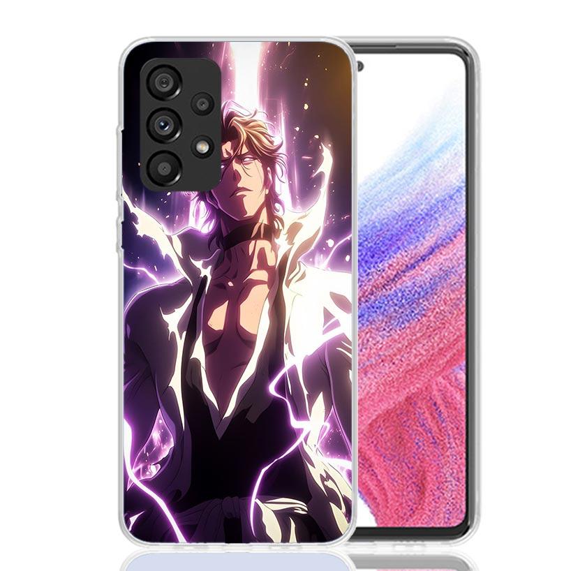 Aizen Sousuke Bleach Phone Case For Samsung Galaxy A17 A16 A14 A15 A13 A57 A56 A54 A55 A53 A37 A36 A34 A35 A33 A26 A24 A25 A23 G