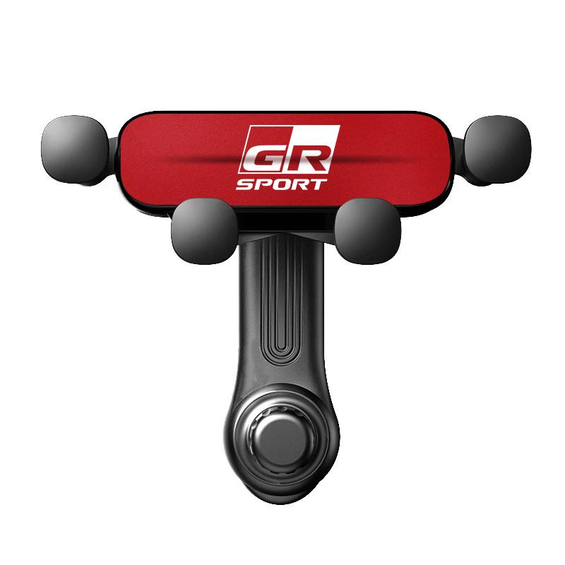 Car Phone Mount Gravity Mobile Stand Cell Support Sticker Hub Cap For Toyota J30 Hilux Corolla RAV4 Camry Highlander Yaris Cross TRD
