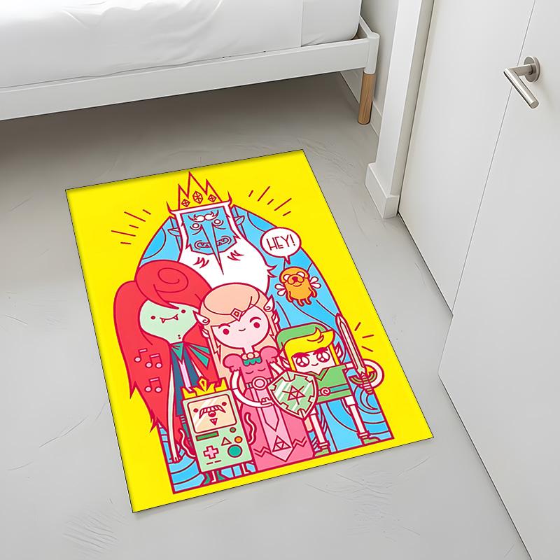 Adventure Time (14) Tapijt Geschikt Voor Woonkamers Slaapkamers Computerruimtes Eetruimtes En Plaatsing Onder Tafels En Stoelen Ook Een Ideale Keuze Voor
