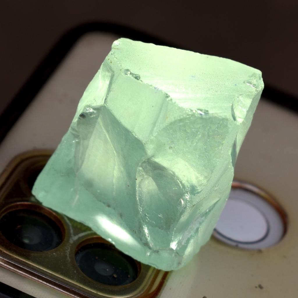 CERTIFIED Natural 89 Ct Aquamarine Blue Uncut Rough Loose Gemstone