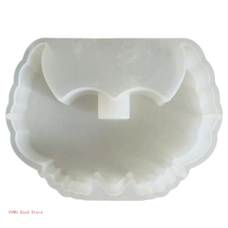 Candlestick Silicone Mold Stand Mould Butterfly/Heart/Clovers Holder Gypsum Molds Home Decorations Mould