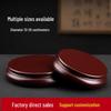 Creative Round Vase Stand: Imitation Rosewood Mixed with Solid Wood - Ideal for Jade, Stones, Ornaments, Incense, or Flowers