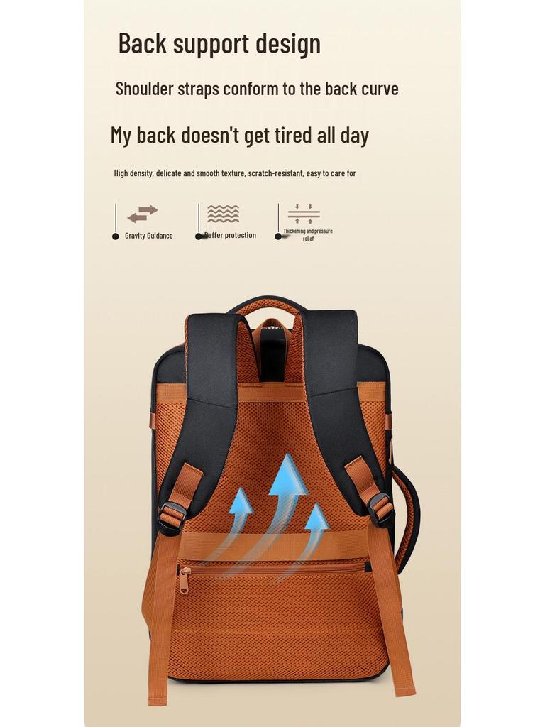 Large Capacity Multi-Color Expandable Backpack with Customizable Logo for Laptop