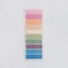 Morandi Color Transparent Index Tabs 18pcs with Light Adhesive for Study Office Books Marking Sticky Notes