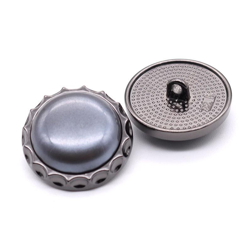 

Круглые металлические пуговицы для пальто, жемчужные пуговицы для одежды, куртки, свитера, универсальные аксессуары для пуговиц для мужчин и женщин 8#*28L=18.0 MM