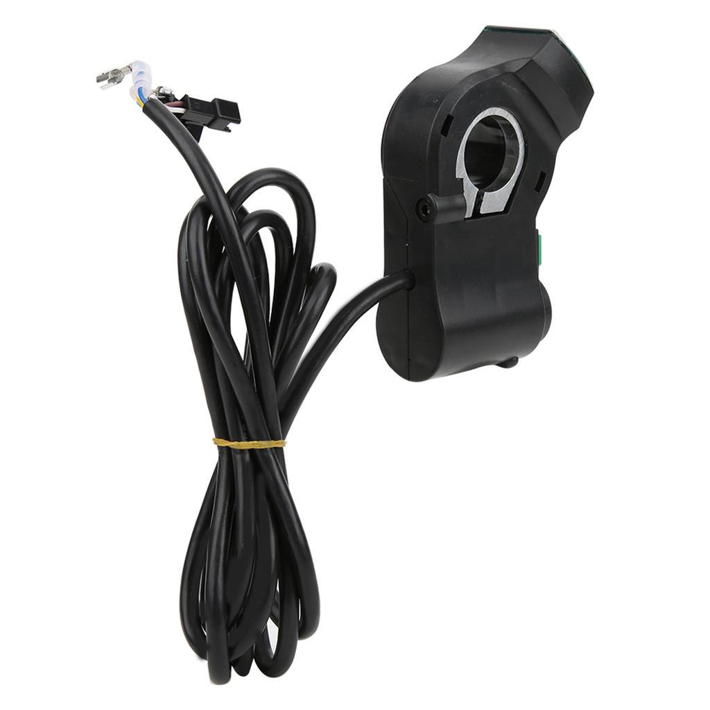 Red Screen Thumb Cruising and Switch Electric Bicycle Bike Throttle Grip Accessory Black