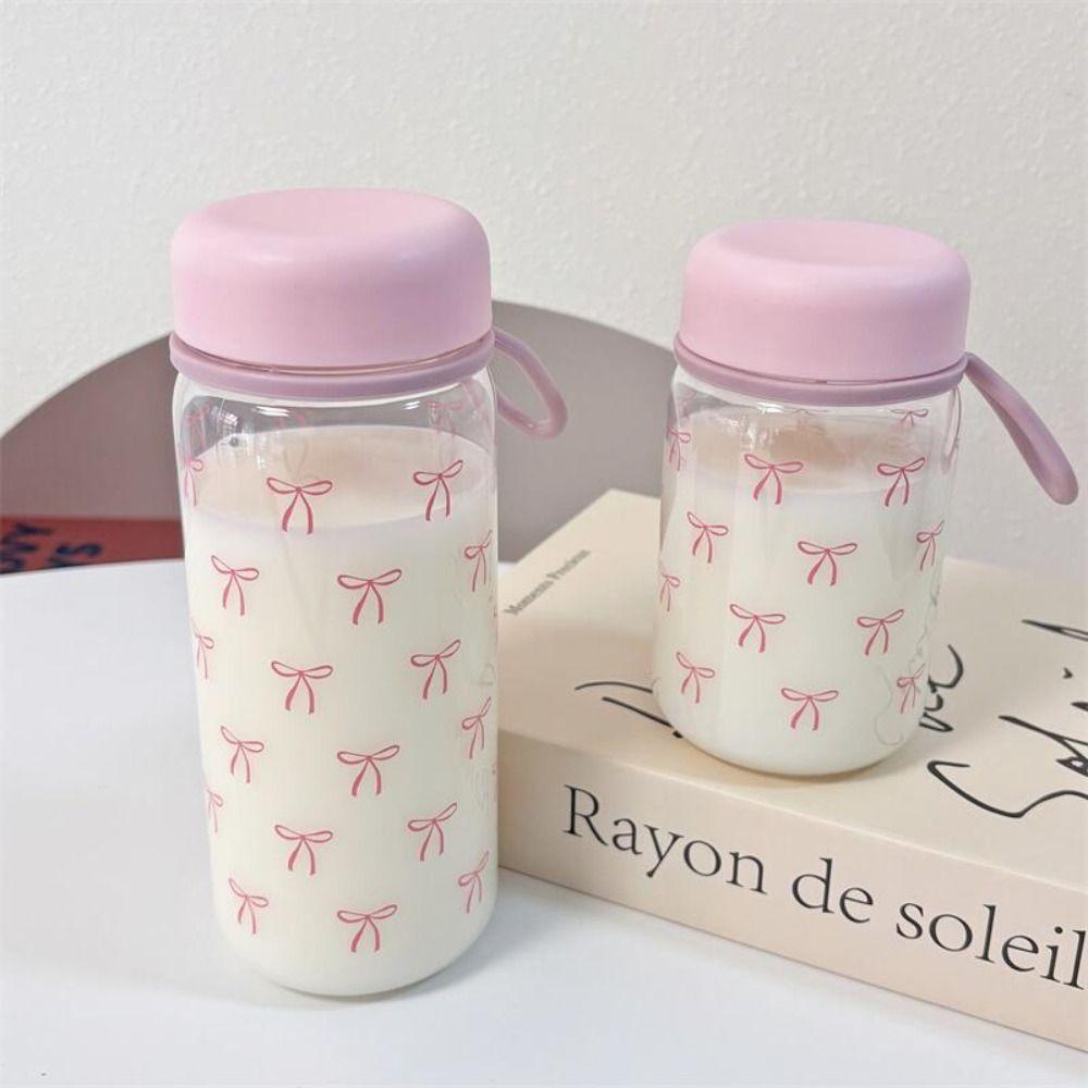 Large Capacity Water Bottle 400ml/600ml Water Cup Creative Juice Milk Cup  Summer