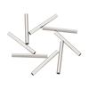 Tarnish Resistant 304 Stainless Steel Tube Beads, Stainless Steel Color, 30x3mm, Hole: 2.7mm