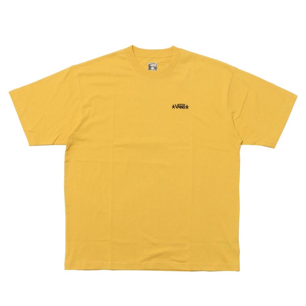 Vans Skate Atiba Haze Hug Ss Футболка Vn000pn9zx7 Пряный Горчичный M