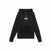 Embroidered Logo Pullover Hoodie for Men In Black