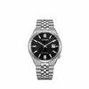 Mechanical Watch Series 50 Meters Waterproof Automatic Steel Strap 40mm Men's Watch Black Dial NK0020-55E
