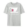 London Uk Tea Shirt Cool British Teacup Cotton Graphic Tees Short Sleeve Tee St Patricks Day Luxury