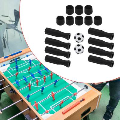 Tischfußball Griffe Stangenendkappen Tischfußballspiel Schwarz Ersatzteile Praktische Wartung