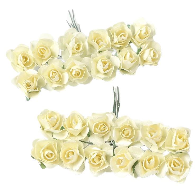 In Stock: 2cm Rose Artificial Bouquet for Wedding or Event Decoration