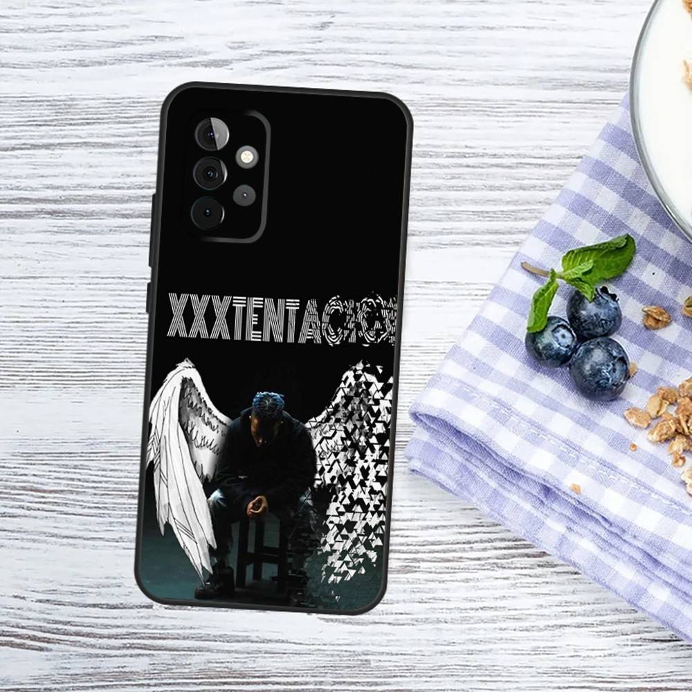 

Чехол для телефона рэпера X-XXXTentacion 17 для Samsung Galaxy A13, A21s, A22, A31, A32, A52, A53, A71, A80, A91 Мягкий черный чехол для телефона Samsung a135g