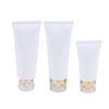 3Pcs 50/100Ml White Empty Cosmetic Squeeze Tubes Travel Dispensing Tubes Refillable Containers For Lotion Cream Facial Cleaner