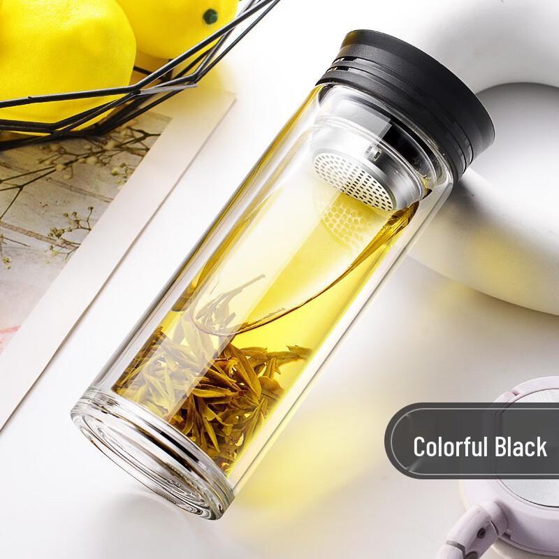 Qianxing Double Wall Borosilicate Glass Tea Cup Set