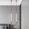 Nordic Cream Glass Chandelier for Bedroom, Living Room, and Hall