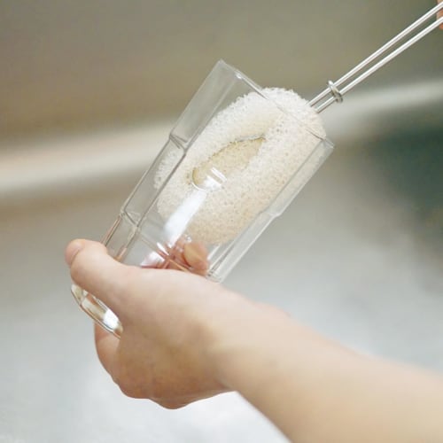 Skater Kitchen Sponge with Scrubber Stick Bottle Washing Basic KSPST1