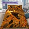 Custom Name Elden Ring Pattern Bedding Uilt Set Uilt Cover Pillowcase Home Decoration Birthday Gift (1*duvet Cover+2*pillowcase Without Core)