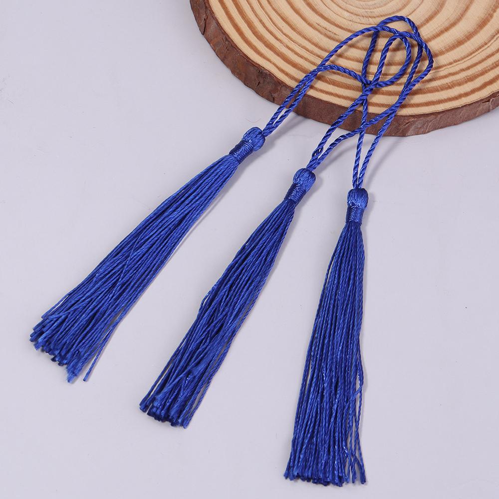 30-100pcs/lot Colorful Polyester Silk Tassel Fringe Cotton Tassels Trim For Sewing Curtains Accessories DIY Bookmark Decoration
