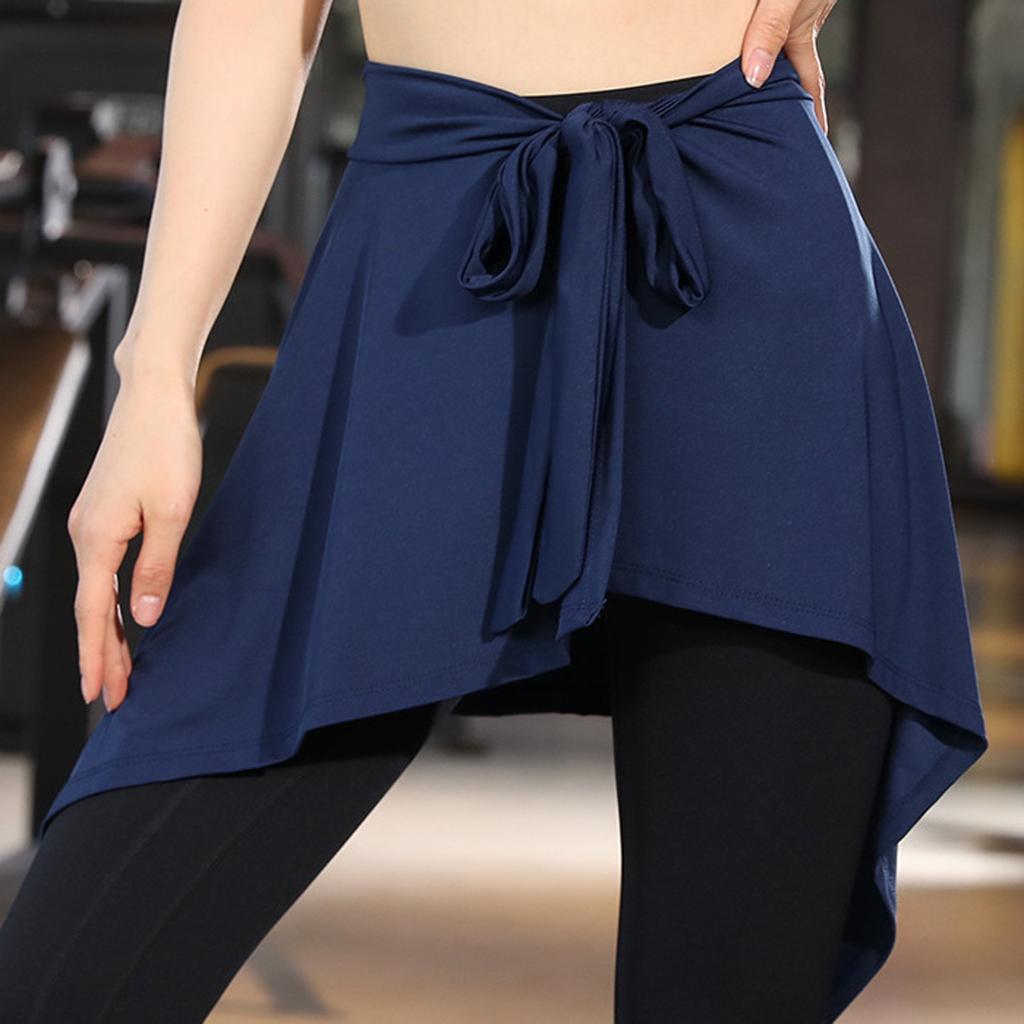Women Skirt Elastic Yoga Culottes For Women Athletic Shorts Lightweight High Waist Skinny Solid Joggers