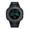 Electronic Watch, Round Dial, Calendar Week Luminous Light Alarm Clock