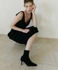Moodnight New Julia Spanx Ankle Boots - 7Cm 4Color Square Spanx Ankle Boots (Type A)