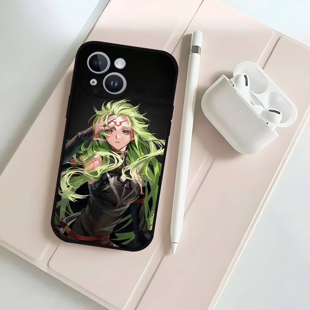 Amine C-Codes G-Geass Black Phone Case That Fits For IPhone 17,16,15,11,13,14 Pro Max,Plus,X,Xr,Xs Max,13Mini