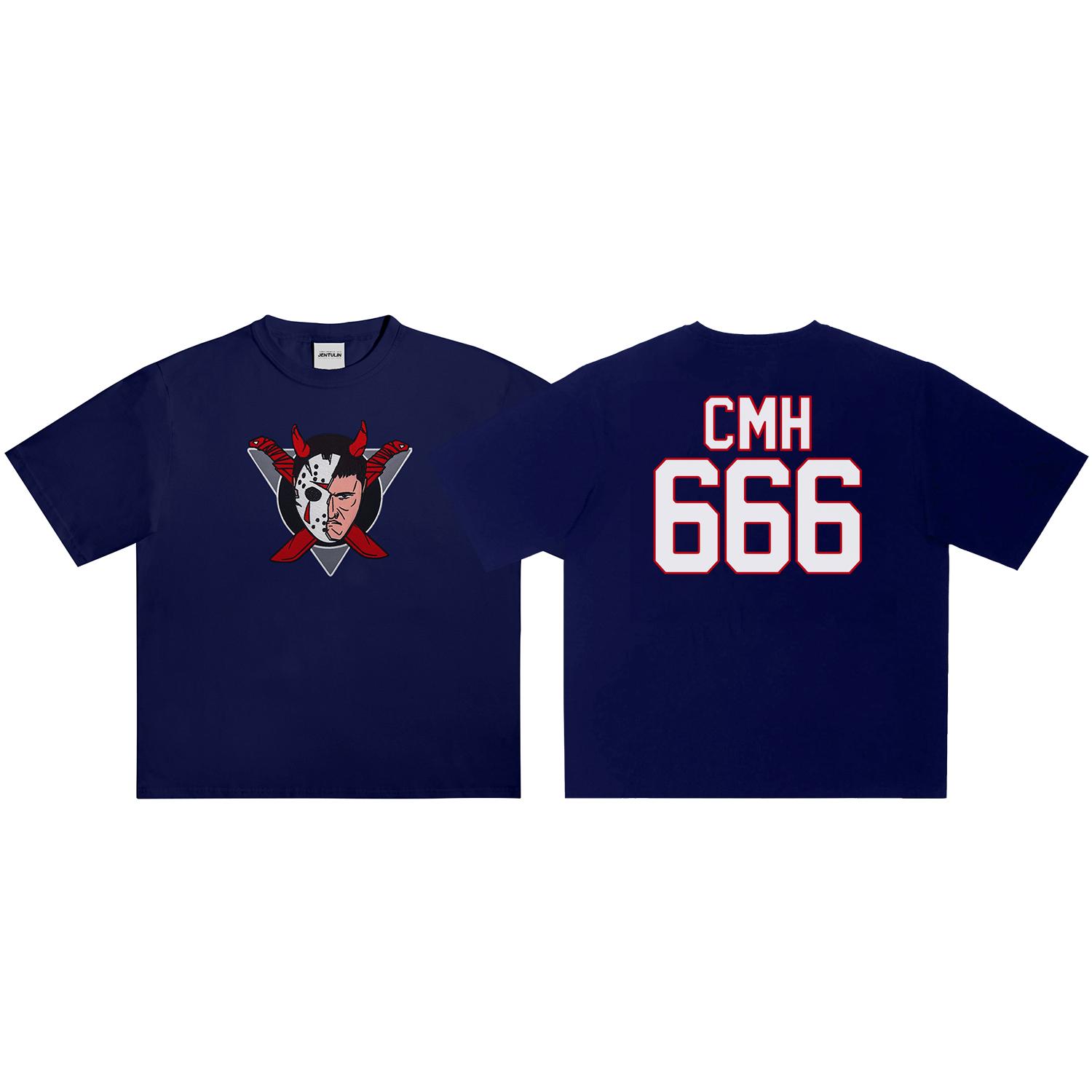 

Harajuku Oversized Streetwear Mens Tshirt Cartoon CMH Graphic Print Top Cotton Hip Hop Aesthetic Short Sleeve Clothing Goth Y2k S