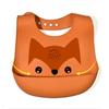Hot Soft Silicone Baby Feeding Bibs Waterproof Antibacterial Toddler Kids Large Pocket Bibs Baby Accessories