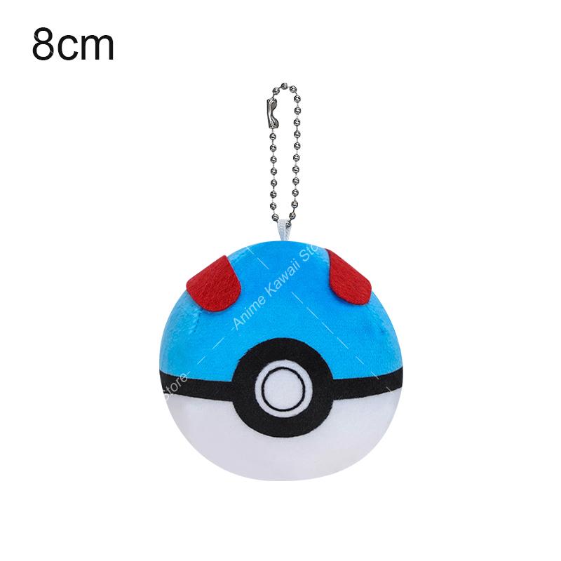 Pokeball Plush Great Ultra Premier Ball Strange Ball Soft Anime Stuffed Toys Pocket Monster Pendant Doll