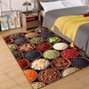 Multiple Sizes Various Spices Arranged Neatly Carpet for Living Room Bedroom Sofa Home Decor Rus Non-slip Floor Mat Luxury Gift