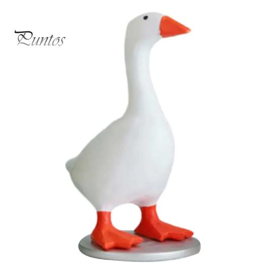 

Магнитный держатель для ключей в виде гуся, смоляные фигурки для стола, эстетическая статуэтка животного, украшение для дома, декор для спальни, гостиной B