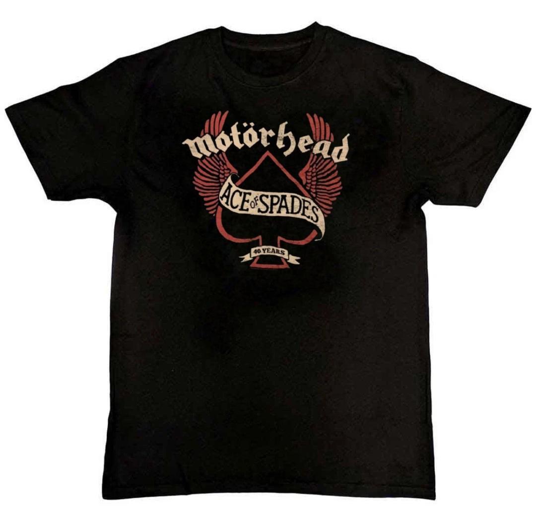 Motörhead Ace of Spades 40th Anniversary Lemmy Mens T-Shirt XL
