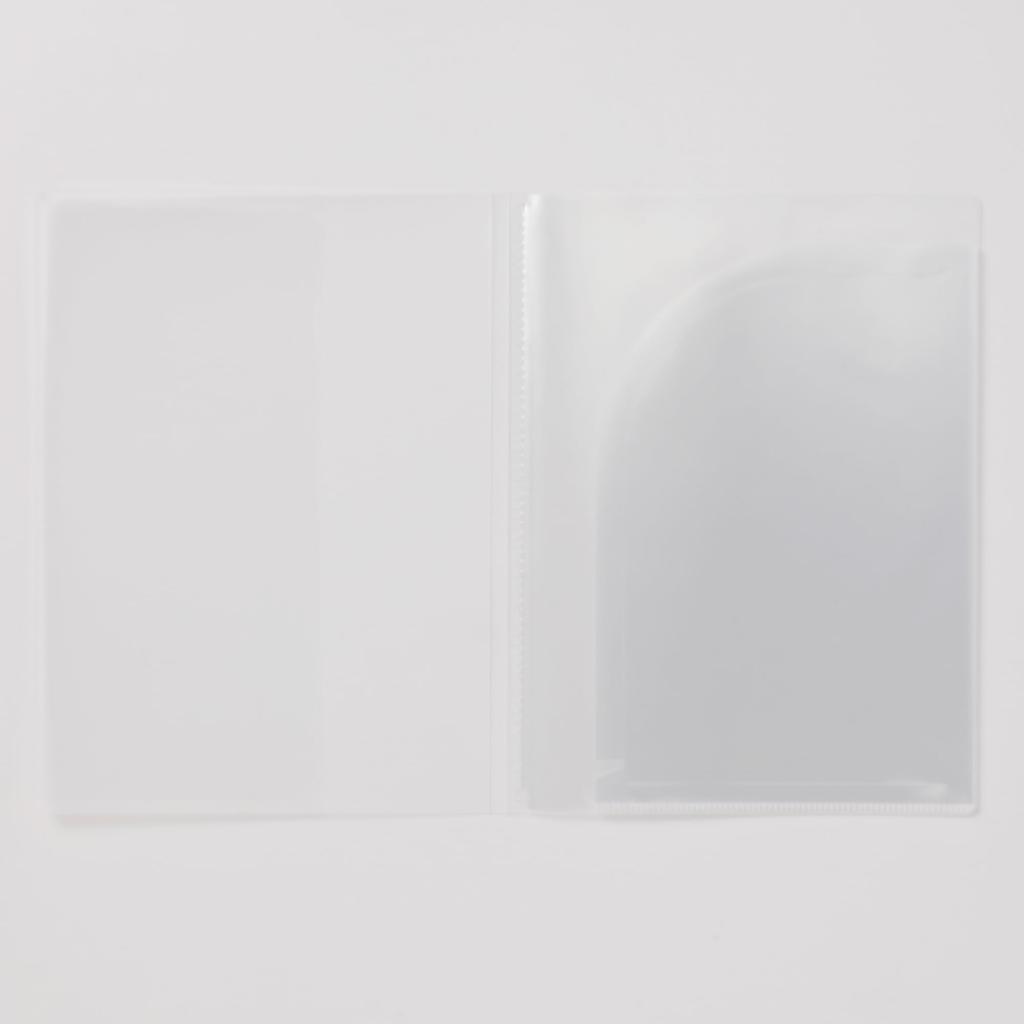 MUJI Slim Pocket Holder That Doubles As a Notebook 6 38708612 Cover, A5, Pockets,