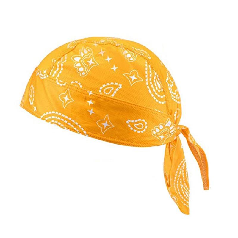 Men's Bandana Summer Cycling Bandana Bicycle Hat Head Wrap Anti Sweat UV Sport Headband Breathable for Men Women Sports Cap