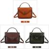 2025 Vintage Cowhide Leather Tote Bags Lady Square Top Handle Bag High Quality Designer Messenger Bag Shoulder Crossbody Bag