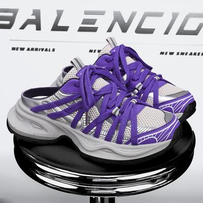 New Designer Half Sneakers Men Fashion Platform Mens Shoes 2025 Breathable Chunky Sneakers Men Summer Streetwear Shoes Sports