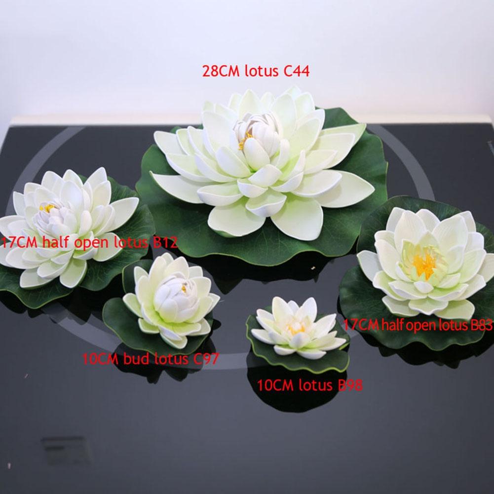 5pcs Artificial Lotus Fish Tank Garden Decoration Pond