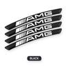 4Pcs Car Styling Wheel Rim Aluminum Logo Sticker Wheel Hub Decals For Mercedes benz A B R G Class AMG GLK GLA GLB W204 W251 W176 CS1
