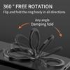 Magsafe Magnetic Phone Finger Ring Holder Rechargeable Adsorbed on Magnetic Sheet 360° Rotating Foldable for iPhone 15 Universal