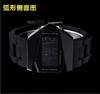 Irregular Shape Men Unique Led Display Rubber Band Digital Watches  Waterproof Military Watch