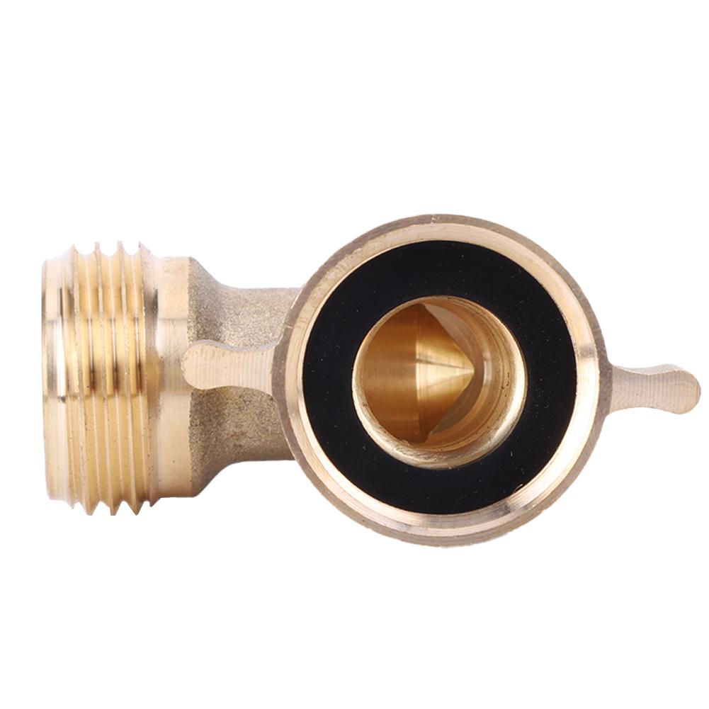 Garden Hose Elbow Connector 90 Degree Brass Hose Elbow 3/4inch Brass Garden Hose Elbow Solid Brass Adapter On RV Water Intake China Mainland