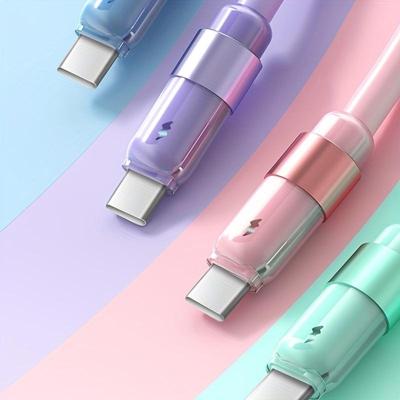 Das 100-W-Super-Schnellladedatenkabel ist für das Flüssigsilikon-Ladekabel mit Typ-C-Schnittstelle von Apple und Huawei geeignet.