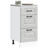 Lower Kitchen Cabinet, Kalmar, Concrete Grey