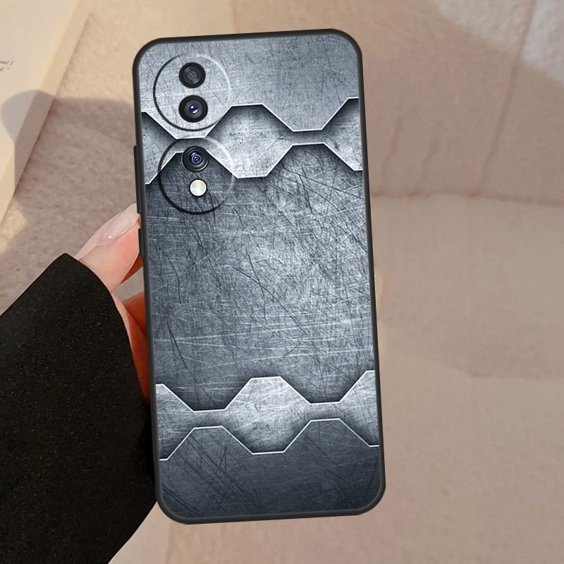 Steel Iron Metal Pattern For Honor Magic 5 6 7 8 Pro Case For Honor X9d X9a X9b X9c X8c X8b 50 70 90 200 400 Lite Win