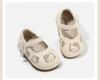 Spring 2026 Soft Sole Leather Baby Walker Shoes with Doll Print - Non-Slip Design
